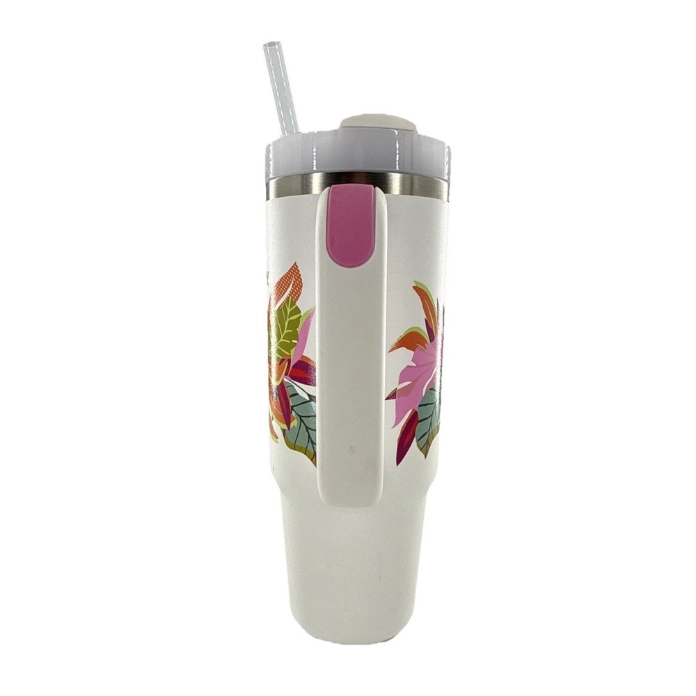 Stanley 40 oz Quencher Tumbler Mothers Day Collection Tropic Frost READ - Picture 2 of 7